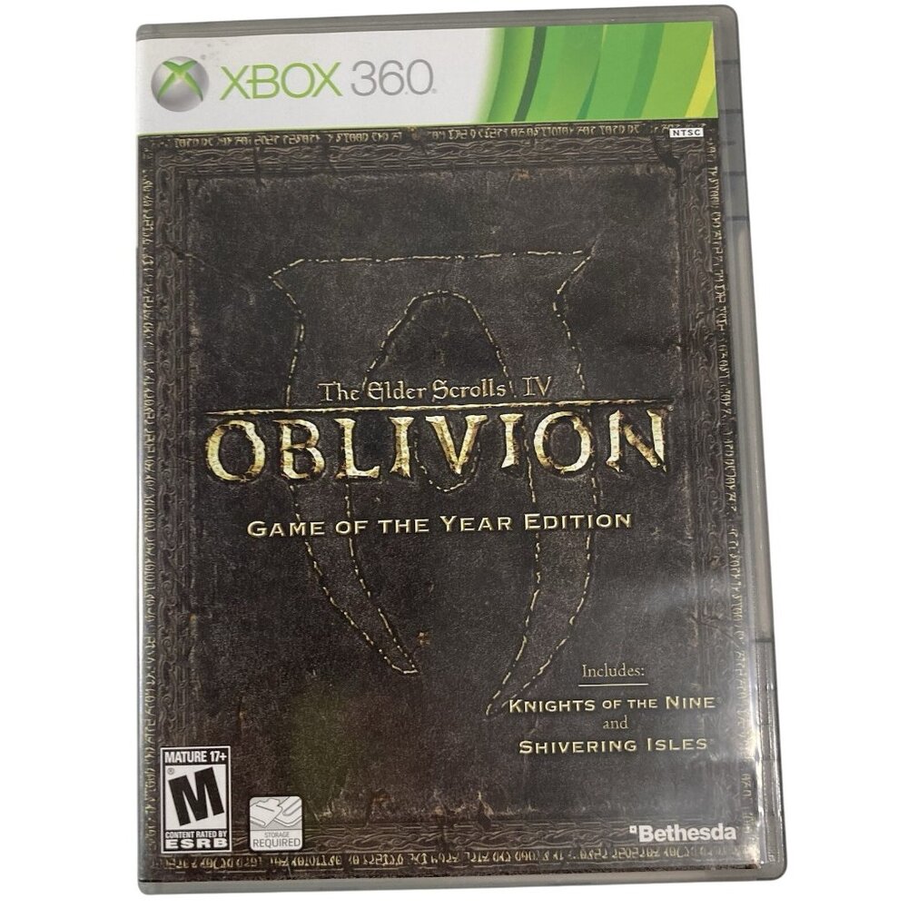 Elder Scrolls IV Oblivion Video Game Microsoft Xbox 360 Game of the Year Ed 2007